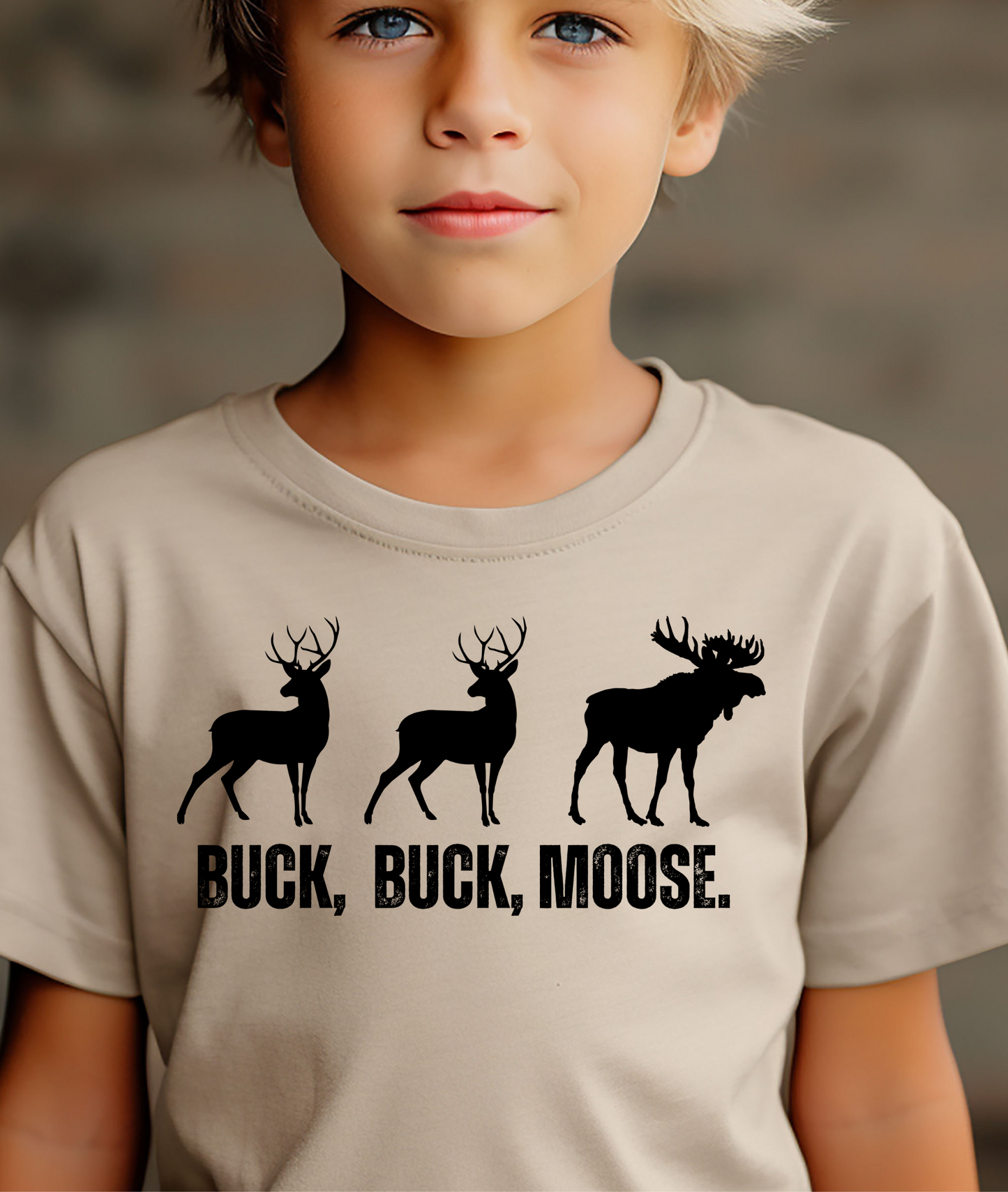 Buck, Buck, Moose Kids Shirt