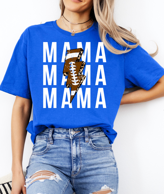 Mama Football Lightning Tee